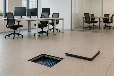 Raised Access Flooring in Commercial Buildings