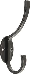 The Hillman Group 853426 Ornamental Coat & Hat Hook- Black 1-Pack ...