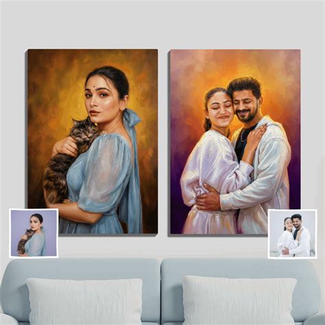 Order Canvas Portrait of Your Photos Online | Butti.in