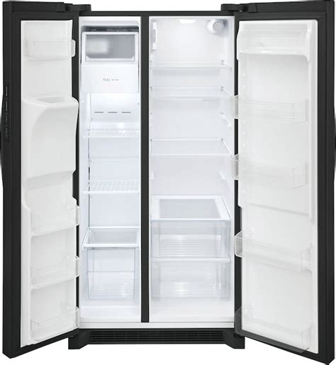 26 Cu. Ft. 36" Standard-Depth Side-by-Side Refrigerator Black ...
