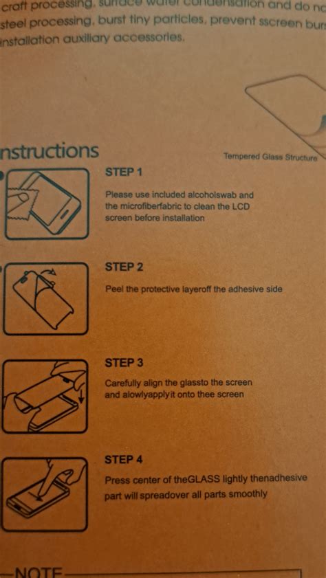 Lumarke Screen Protector Instructions 的图像结果