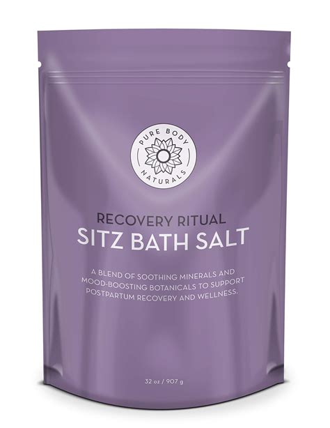 Buy Sitz Bath Salt – Postpartum Care and Hemorrhoid – Natural Soak for ...