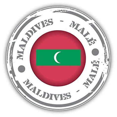 Dg Graphics Male Maldives Flag Stamp Art Decor 5 X | Desertcart INDIA