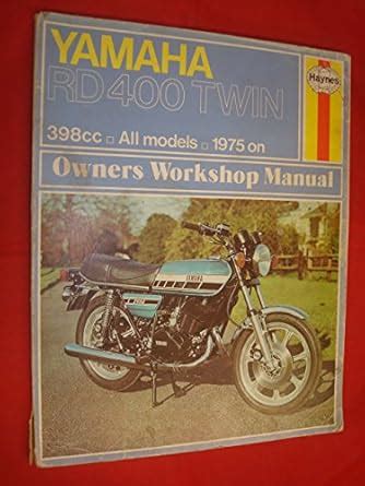 Yamaha RD400 Twin Owner's Workshop Manual : Darlington, Mansur: Amazon ...