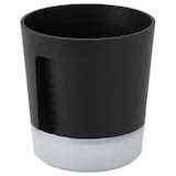 VÅRDTRÄD self-watering plant pot, in/outdoor transparent/anthracite, 9 ...