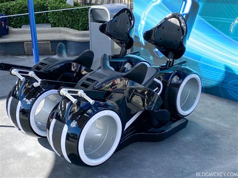 TRON Lightcycle Run Ride Vehicle Photo Op Installed in Magic Kingdom ...