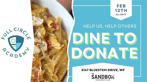 Dine To Donate w/ Full Circle Academy, 3147 Bluestem Drive, West Fargo ...