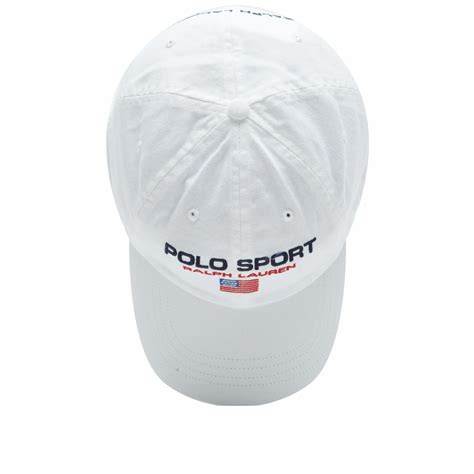 Polo Ralph Lauren Men's Polo Sport Cap in Pure White Polo Ralph Lauren