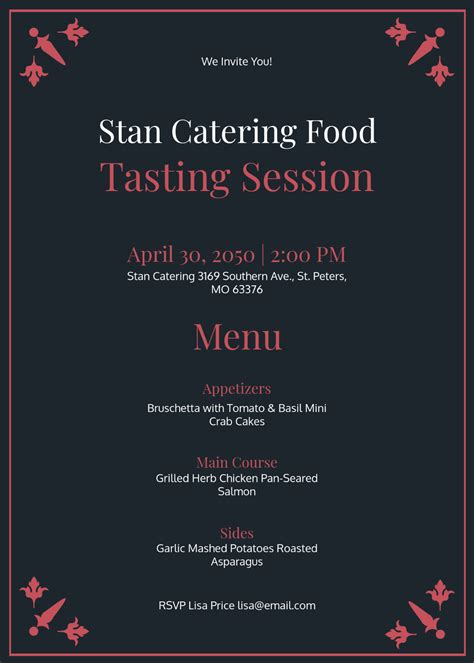 Catering Menu 的图像结果