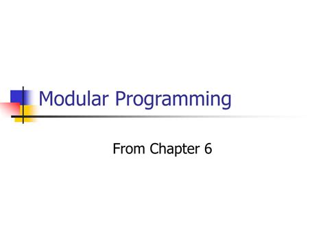Image result for Modular Programming Language Examples