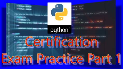 Image result for Python Exam Practice YouTube