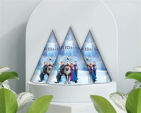 Frozen Theme Customization Hat | Birthday Party Supplies India Online