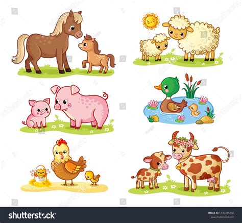 Farm Animals With Their Babies at Lawrence Konopka blog