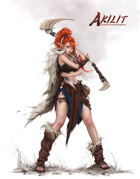 ArtStation - Akilit，女猎手