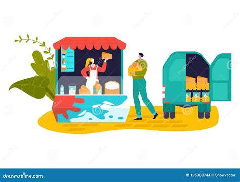 Juice Market Stall Cartoon 的图像结果