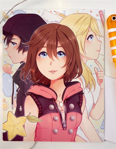 Kingdom Hearts Namine And Kairi Anime