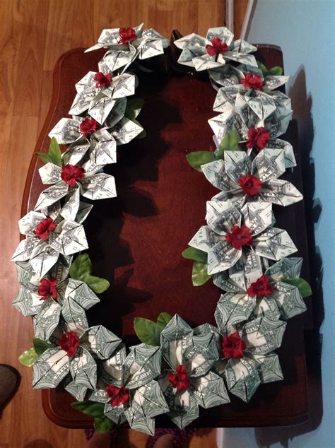 Money Lei - DIY Graduation Leis