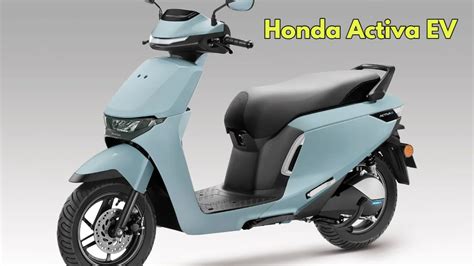 Honda Activa e: Stylish Design and Modern Features in Honda's First EV ...