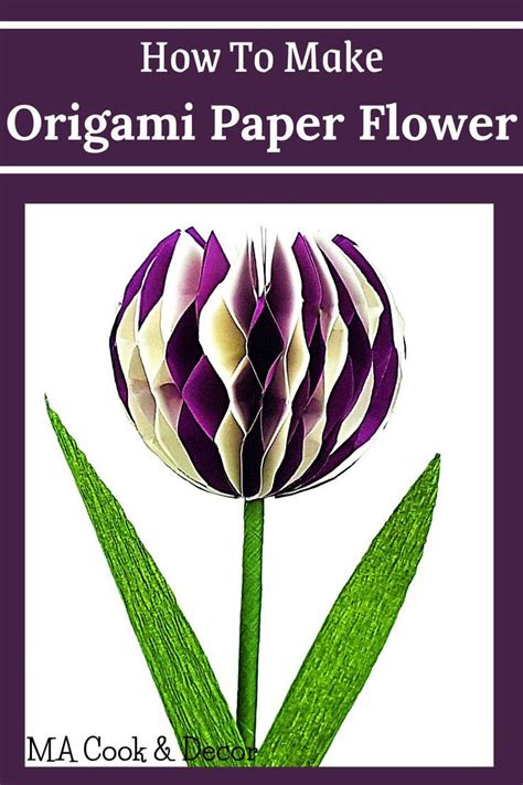 Image result for Paper Flower Origami Tutorial