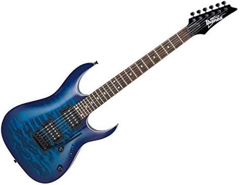 Ibanez Maple Wood Gio GRGA120QA - Transparent Blue Burst : Amazon.in ...