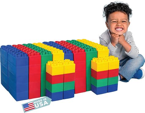 Amazon.co.jp: BiggoBlocks Big Blocks for 4-8 Years Old Kids Indoor ...