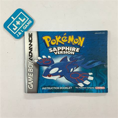 Pokemon Sapphire Version - (GBA) Game Boy Advance [Pre-Owned ...