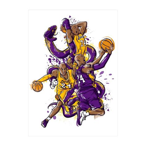 Kobe bryant wall sticker - Kobe bryant wall poster sticker - Kobe ...