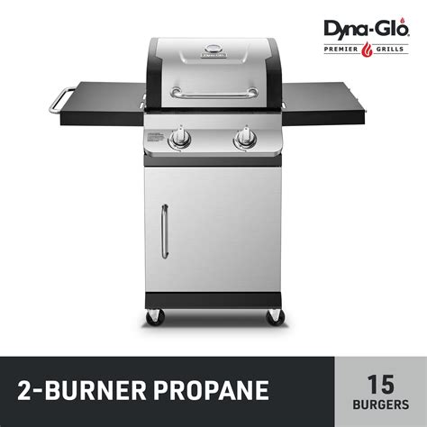 Dyna-Glo DGP321SNP-D Premier 2 Burner Stainless Steel Propane Gas Grill ...