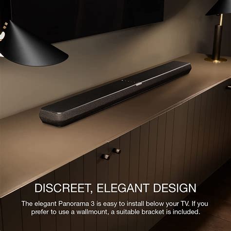 Bowers & Wilkins Panorama 3 Wireless Dolby Atmos Soundbar – 8mm