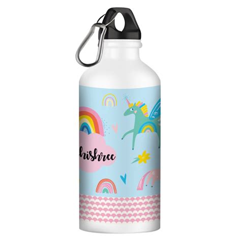 Cap Alu Bottle (600ml) - Blue Unicorn – Rosada Baby