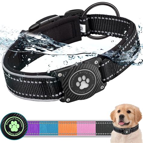 Ytanest Waterproof Airtag Dog Collar, Dog Collar with Apple Air Tag ...