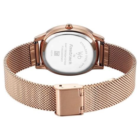 Buy Online Fastrack Vyb Mirage Quartz Analog Rose Gold Dial Rose Gold ...