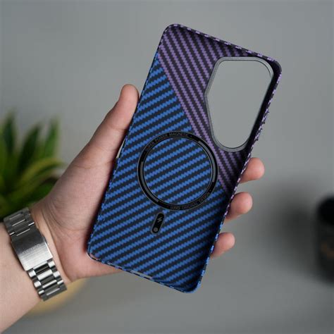 Galaxy S26 Ultra Carbon Fiber Texture Design Hard Pc MagSafe Case Cove ...