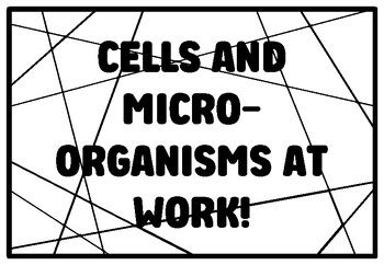 CELLS AND MICRO-ORGANISMS AT WORK! Grade 6 Science Coloring Pages ...