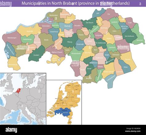 North brabant province Stock Vector Images - Alamy