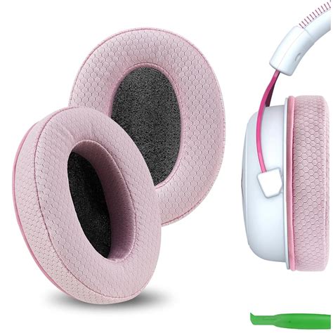 Geekria PRO Extra Thick Mesh Fabric Replacement Ear Pads for HyperX ...