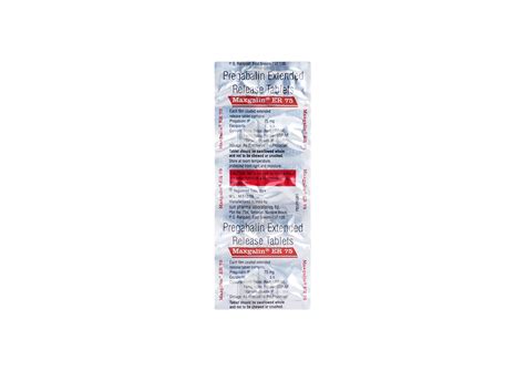 Maxgalin ER 75 Tablet: Uses, Side Effects, Price & Substitutes