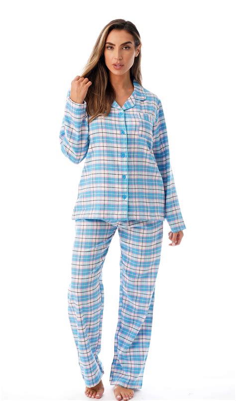 Just Love - Just Love Long Sleeve Flannel Pajama Sets for Women 6760 ...