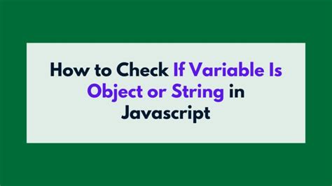 Image result for Check If Variable Is a String JavaScript