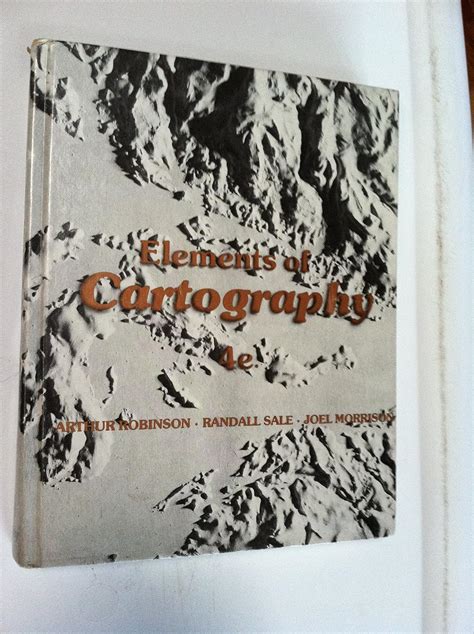 Buy Robinson Elements Of *cartography* 4ed Book Online at Low Prices in India | Robinson ...