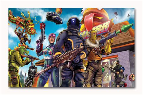 Tamatina Laminated Paper Characters Fortnight Poster (23 X 35 Inch ...