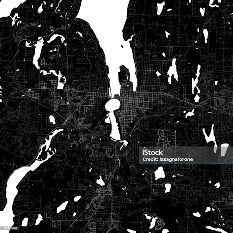 Olympia Washington Usa Vector Map Stock Illustration - Download Image ...