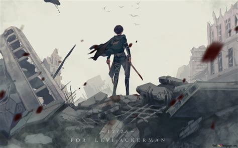 Levi Ackerman / Attack On Titan 4K wallpaper download