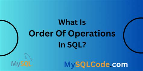 Image result for SQL Operating Step