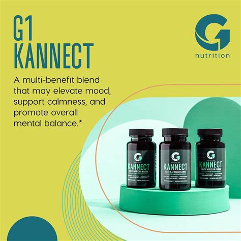 Buy G1 NUTRITION Kannect Sceletium Tortuosum Dietary Supplement, 100mg ...