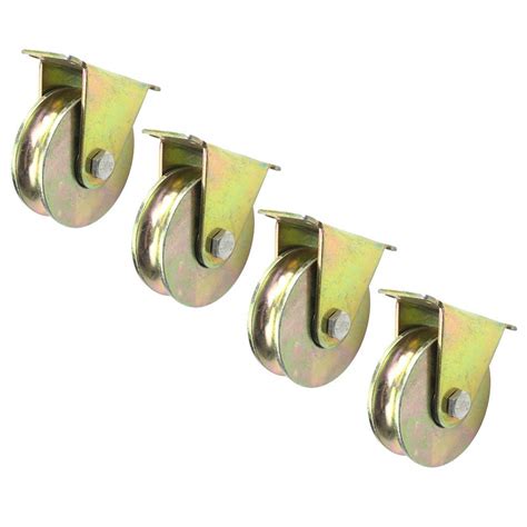 Buy caster Groove Wheel Heavy Duty U Type Gate Wheels 100mm Sliding ...