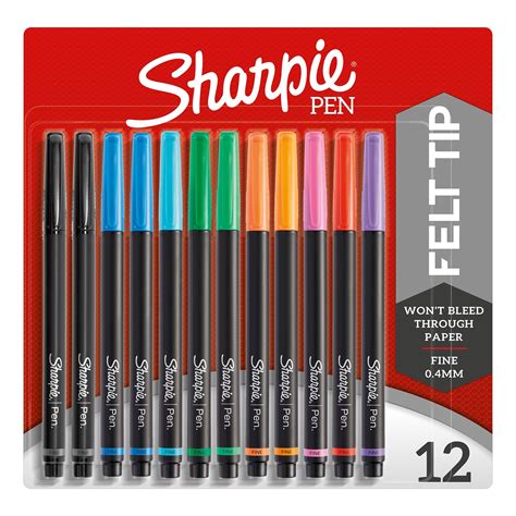Sharpie Fine Point Assorted Felt Pens | Quill.com