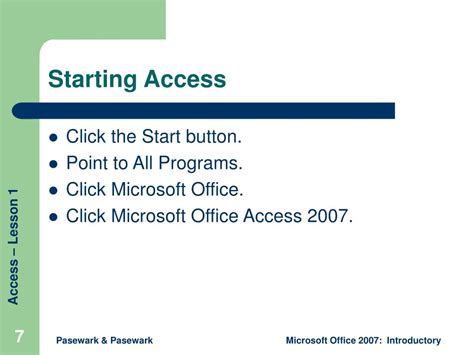 How to Start MS Access 的图像结果