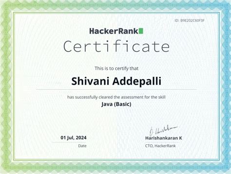 Image result for HackerRank Basic Java Certification