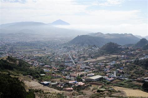 Ansicht Von Mirador De Jardina, Tenerife Spanien Stockbild - Bild von ...